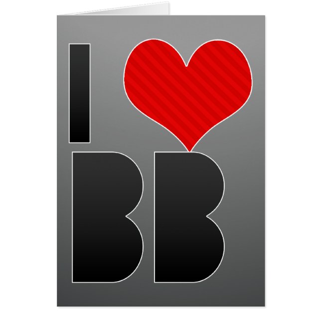 I Liebe BB (Vorne)