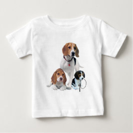 I Liebe Beagles Baby T-shirt