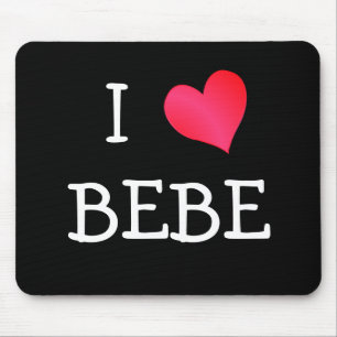 I Liebe Bebe Mousepad