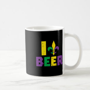 I Liebe Beer Jester Hat Drink Team Fun Mardi Gra Kaffeetasse