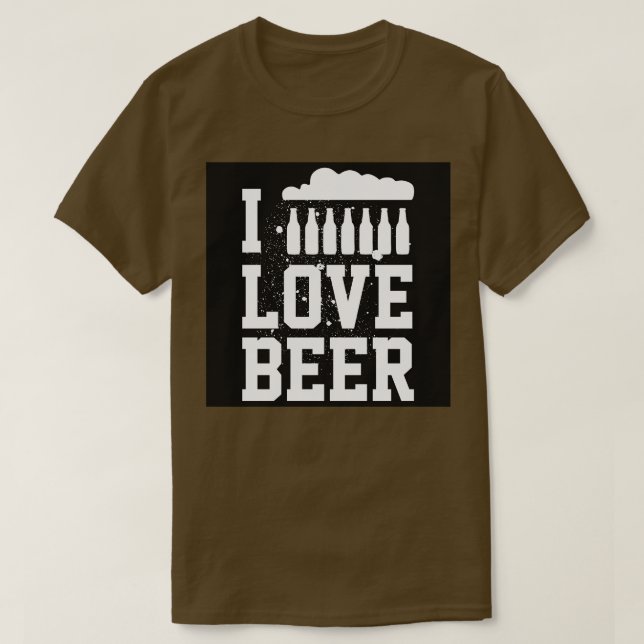 I Liebe Beer T-Shirt (Design vorne)