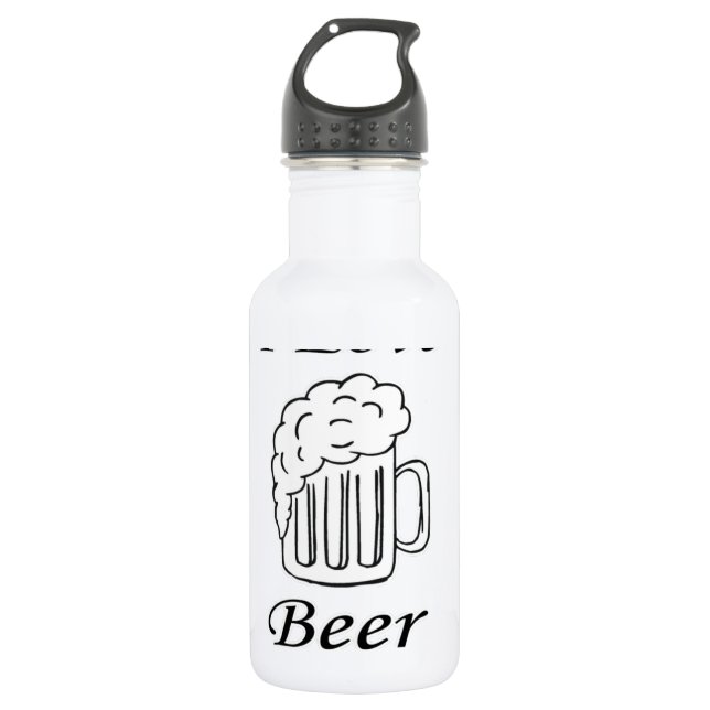 I Liebe Beer Trinkflasche (Vorderseite)