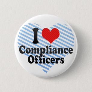I Liebe-Befolgungs-Offiziere Button