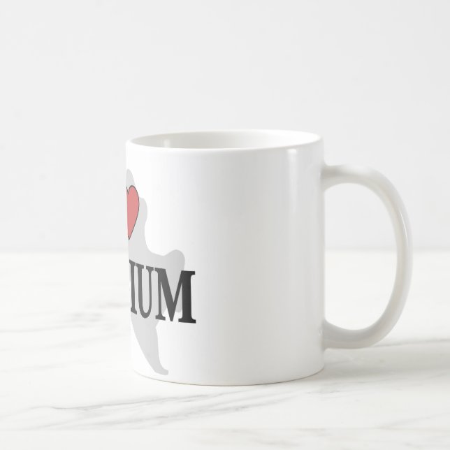 I Liebe Belgien Kaffeetasse (Rechts)
