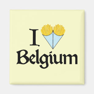 I Liebe Belgien Magnet