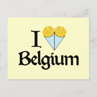 I Liebe Belgien Postkarte
