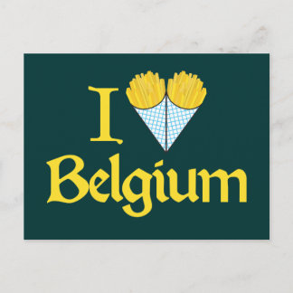 I Liebe Belgien Postkarte
