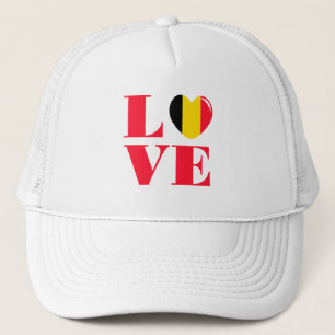 I Liebe Belgien Truckerkappe