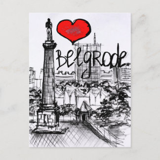 I Liebe Belgrad Postkarte