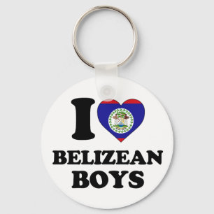 I Liebe Belizean Boys Schlüsselanhänger