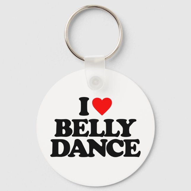 I LIEBE BELLY TANCE SCHLÜSSELANHÄNGER (Vorderseite)