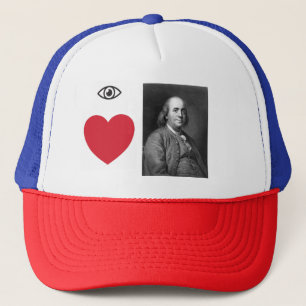 "I Liebe Ben Franklin" Truckerkappe