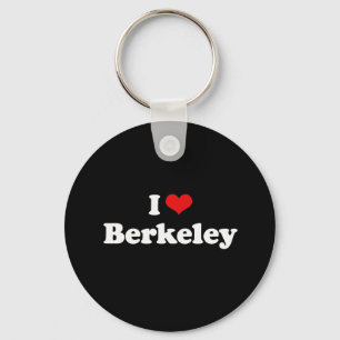 I Liebe-Berkeley-T-Shirt Weiß-T-Shirt Schlüsselanhänger