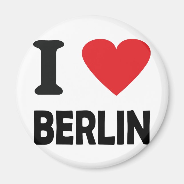 i Liebe berlin Magnet (Vorne)