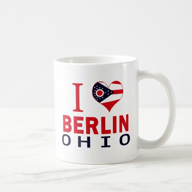 I Liebe Berlin, Ohio Kaffeetasse (Rechts)