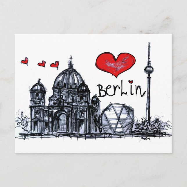 I Liebe Berlin Postkarte (Vorderseite)