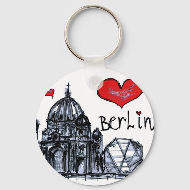 I Liebe Berlin Schlüsselanhänger (Vorderseite)