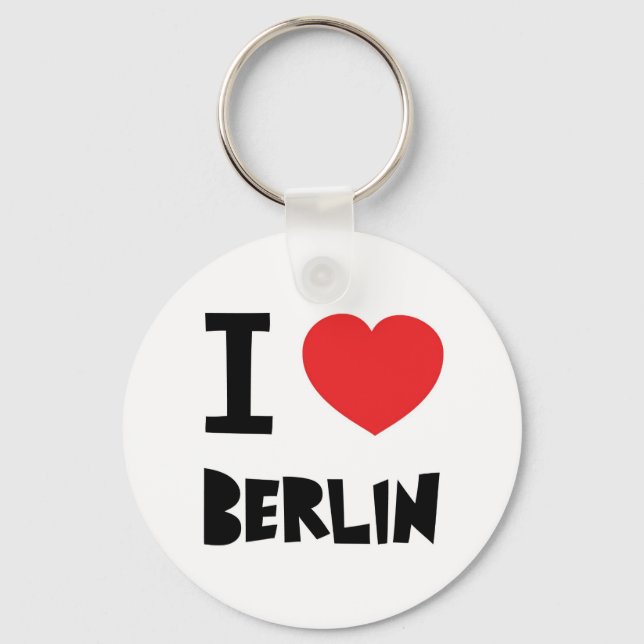 I Liebe Berlin Schlüsselanhänger (Vorderseite)