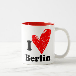 I Liebe Berlin Zwei-Tone-Kaffee-Tasse Zweifarbige Tasse