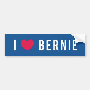 I Liebe Bernie Autoaufkleber