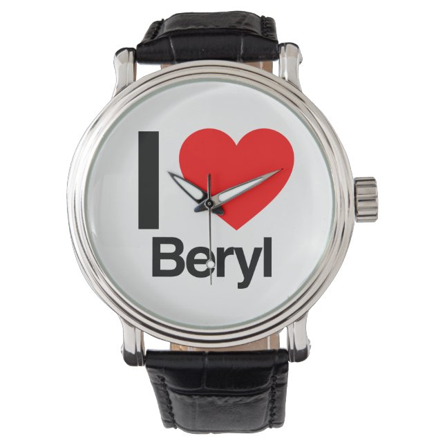 i Liebe beryl Armbanduhr (Vorderseite)