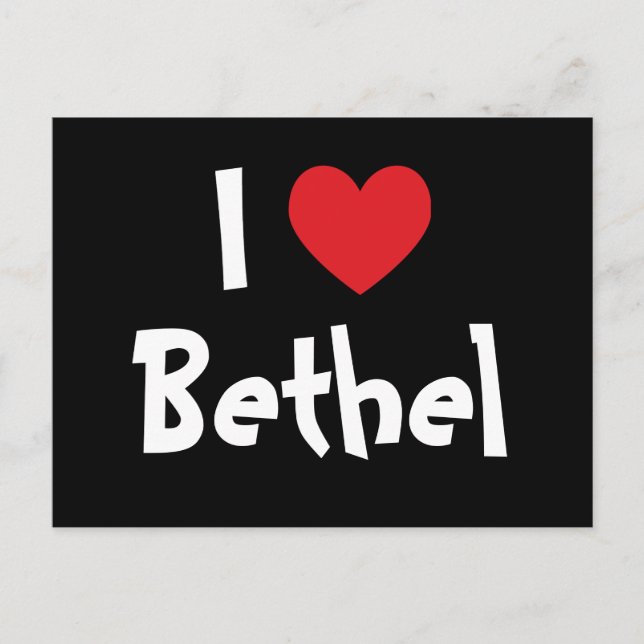 I Liebe Bethel Postkarte (Vorderseite)