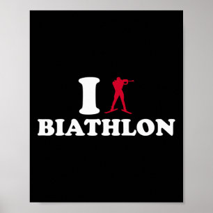 I Liebe Biathlon Poster