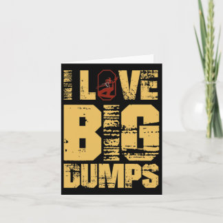 I Liebe Bid Dumps Snowboarden Karte