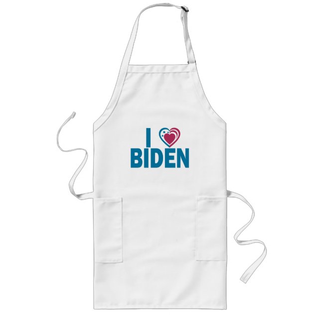 I Liebe Biden Lange Schürze (Vorne)