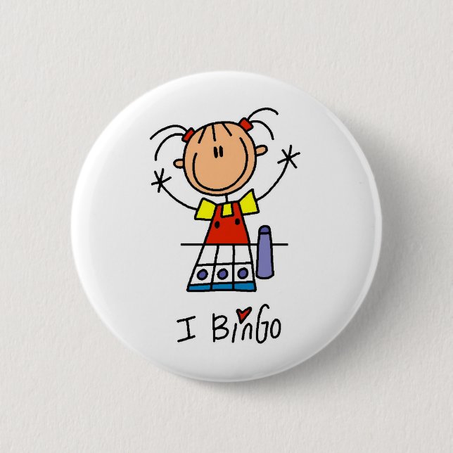 I Liebe-Bingo Button (Vorderseite)