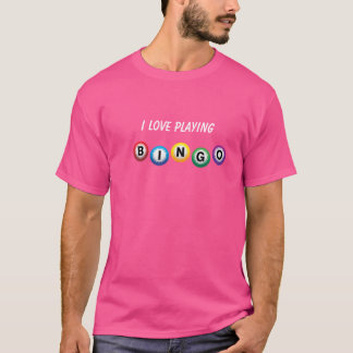 I Liebe Bingo Pink T - Shirt