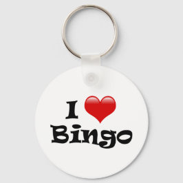 I Liebe Bingo Schlüsselanhänger