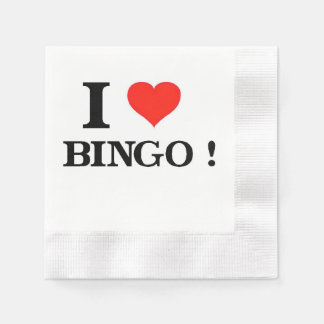 I Liebe Bingo Serviette