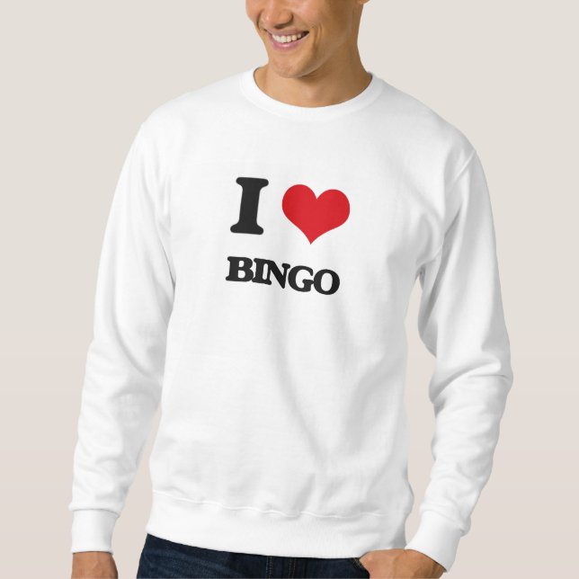 I Liebe-Bingo Sweatshirt (Vorderseite)