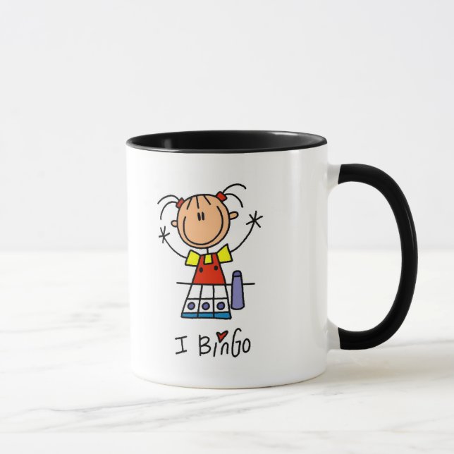 I Liebe-Bingo-T-Shirts und Geschenke Tasse (Rechts)