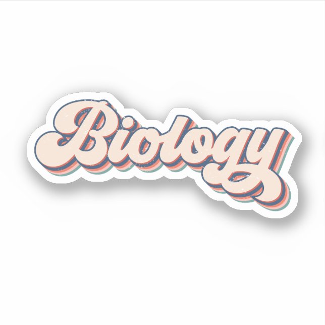 I Liebe Biologie, Biologie-Zitate Aufkleber (Vorderseite)