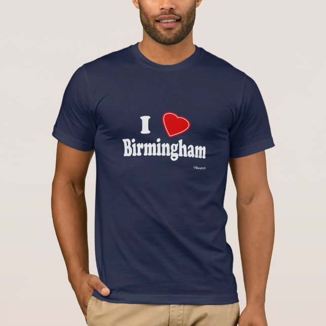 I Liebe Birmingham T-Shirt (Vorderseite)
