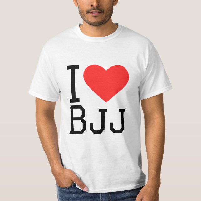 I Liebe bjj T-Shirt (Vorderseite)