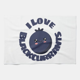 I Liebe Blackcurrant Küchentücher