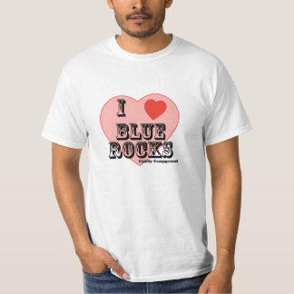 I Liebe-blaue Felsen T-Shirt