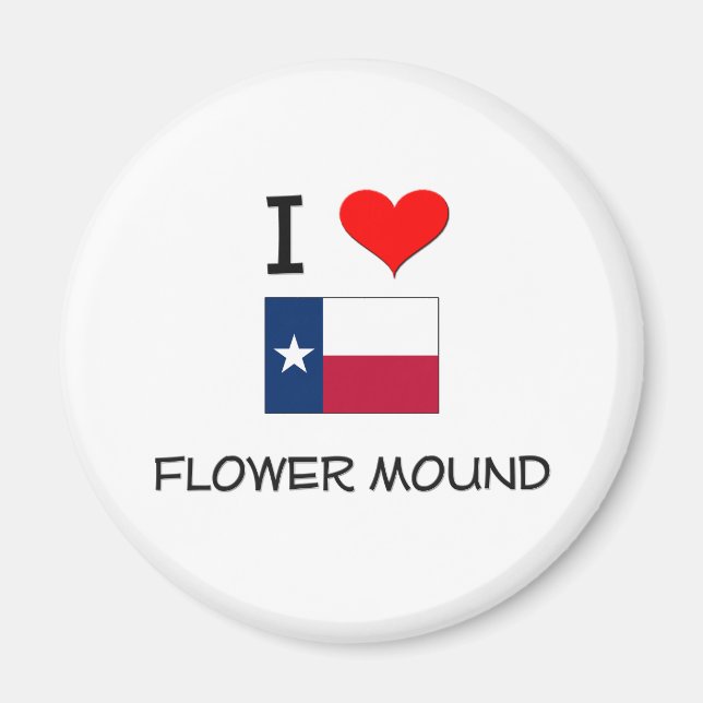 I Liebe Blume Mound Texas Magnet (Vorne)