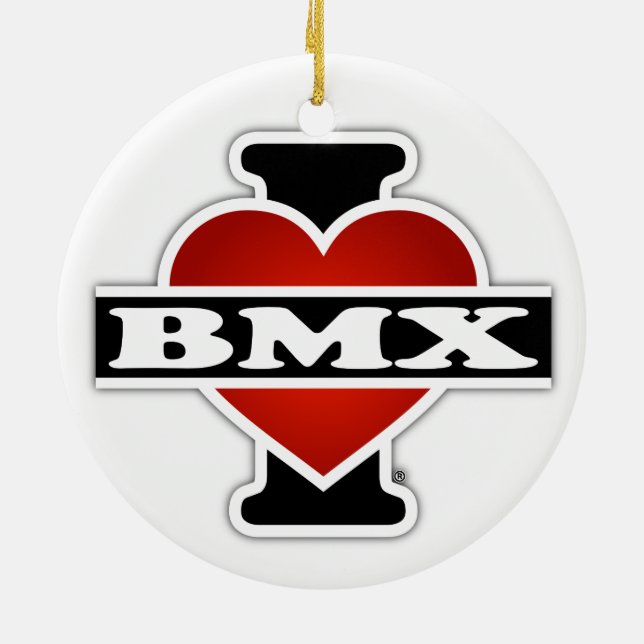 I Liebe BMX Keramikornament (Hinten)