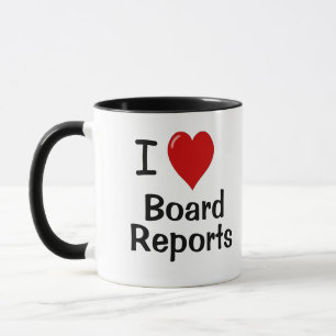 I Liebe Board berichtet über den Funny Accountant Tasse