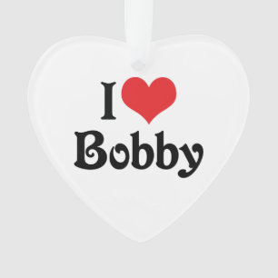 I Liebe Bobby Ornament