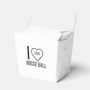 I LIEBE BOCCE BALL GESCHENKSCHACHTEL