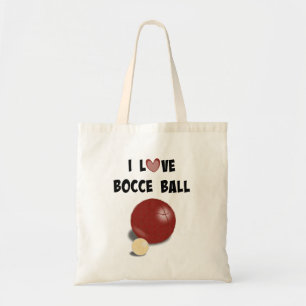 I Liebe Bocce Ball Tragetasche