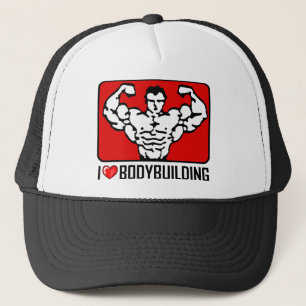 I Liebe-Bodybuilding Truckerkappe