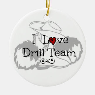 I Liebe-Bohrgerät-Team Keramik Ornament