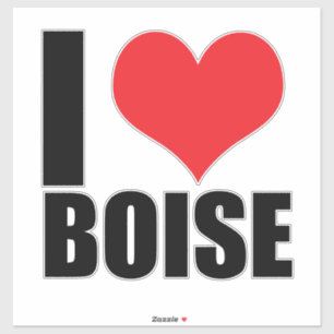 I Liebe Boise Aufkleber