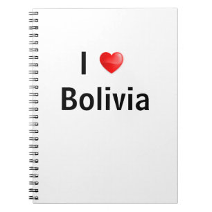 I Liebe Bolivien Notizblock